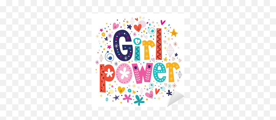 Girl Power Sticker U2022 Pixers U2022 We Live To Change - Girl Power Emoji,Graffitti Emojis