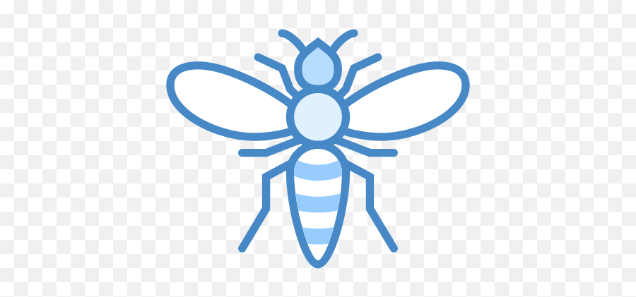 Hornet Icon In Blue Ui Style - Coc Th9 Butterfly Base Emoji,Bee Swarm Bee Emojis
