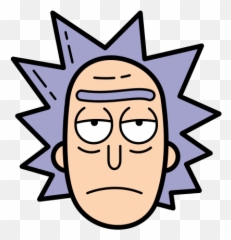 Rick Sanchez Icon In Color Hand Drawn Style - Rick Sanchez Icon Emoji,Pointy Giy Emoticon