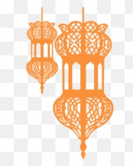 Lantern Drawing Ramadan Orange Lighting For Ramadan - 600x600 Moroccan Lantern Drawing Emoji,Chandelier Emoticon