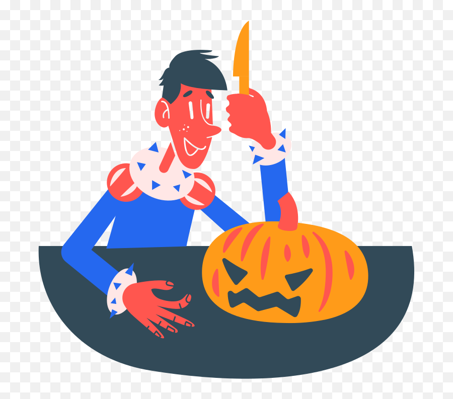 Halloween Clipart Illustrations U0026 Images In Png And Svg Emoji,Pumpkin Cavings Of Heart Face Emoji
