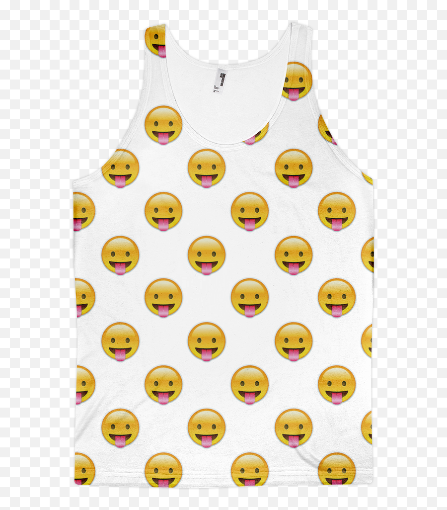 Over Emoji Tank Top - Peace Signs,Over It Emoji