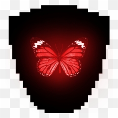 Knights Shield Red Butterfly Labydesign Emoji,Butterfly Emojio