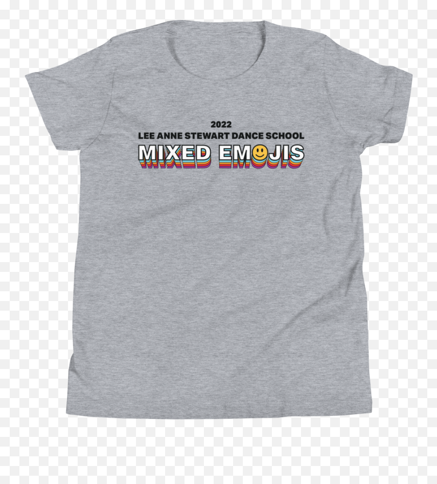 Mixed Emojis 2022 Youth Short Sleeve Light Color T - Shirt,Color Emojis