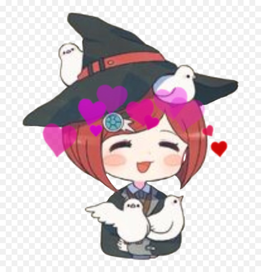 Danganronpa Himiko Yumeno The Sticker By Kuromi - Himiko Yumeno Chibi Transparent Emoji,Mage Emoji