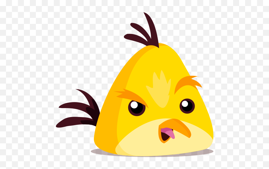 Chuck - Tribute To Angry Birds Emoji,Angry Bird Emoticon