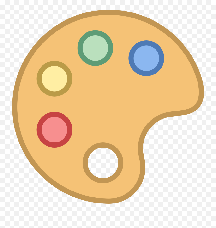 Paint Pallet - Paint Palette Clip Art Emoji,Palette Emoji