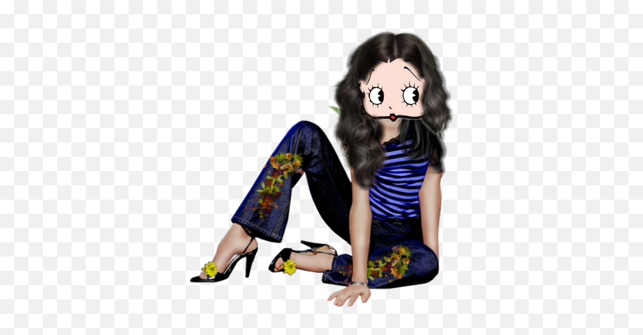 Echa Un Vistazo Al Sticker Que He Creado Con Picsart Crea - Betty Boop Emoji,High Heel Shoe Emoji