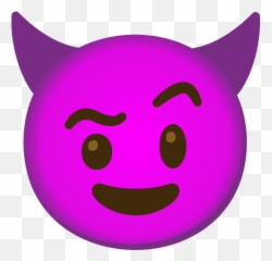 Angry Face With Horns Emoji - Emoji Demonio,Devil Emoji