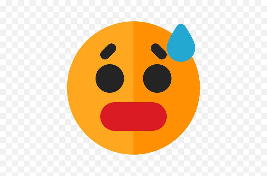 Emoji Sad Emoticon Tired Surprised Icon - Download Happy,Suprise Emoji