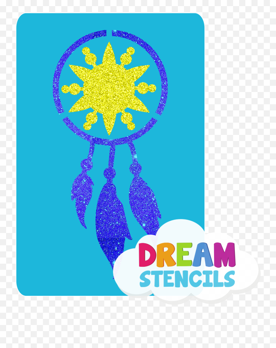 Dream Catcher Stencil - Stencil Emoji,Dreamcatcher Symbol Emoji