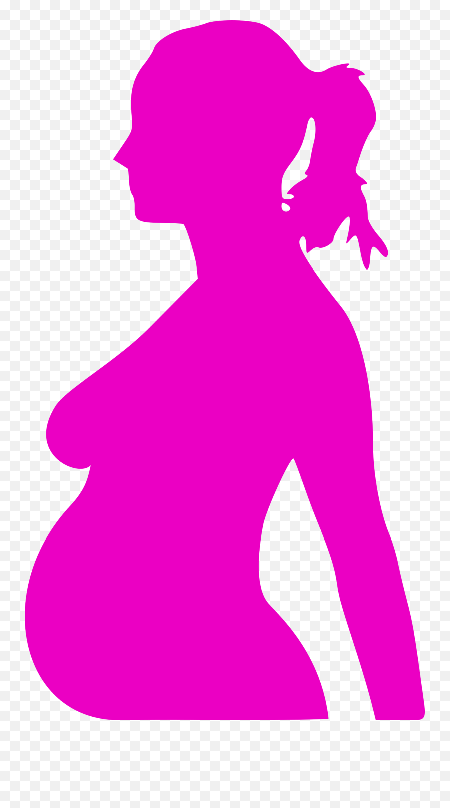 Pregnancy Silhouet Clipart I2clipart - Royalty Free Public Pregnant Clip Art Emoji,Pregnancy Emoticons