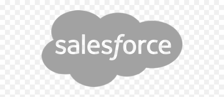 Salesforce Logo Png White - Salesforce Salesforce Grey Transparent Logo Emoji,Guess The Emoji Level 19answers