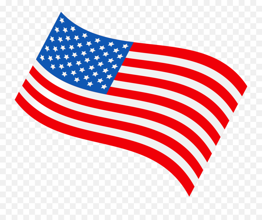 Flag Of The United States Illustration - Cartoon Us Flag Png American Flag Cartoon Transparent Background Emoji,American Flag Emoji Png