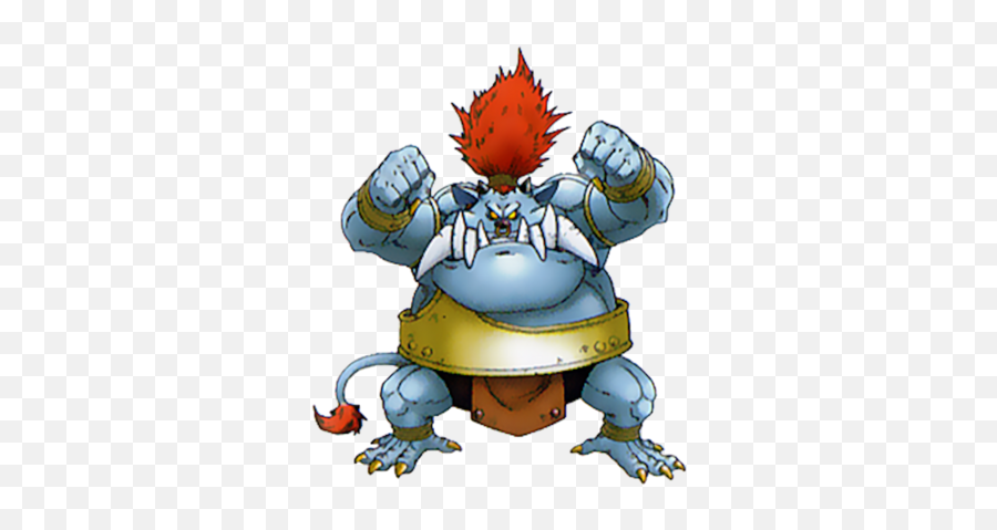 Recruitable Monsters In Dragon Quest Viii Dragon Quest - Dragon Quest Mohawker Emoji,Emoji Archedemon