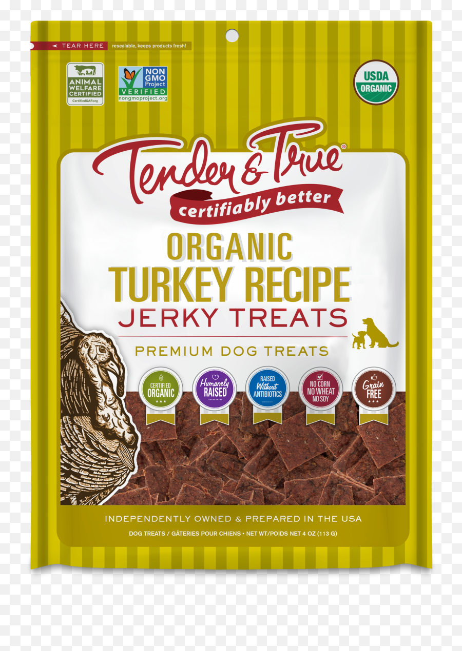 Tender U0026 True Organic Turkey Recipe Jerky Treat 4 Oz Bag - Walmartcom Tender True Organic Turkey Grain Free Jerky Dog Treats 4 Oz Bag Emoji,Westie Dog Emoticon