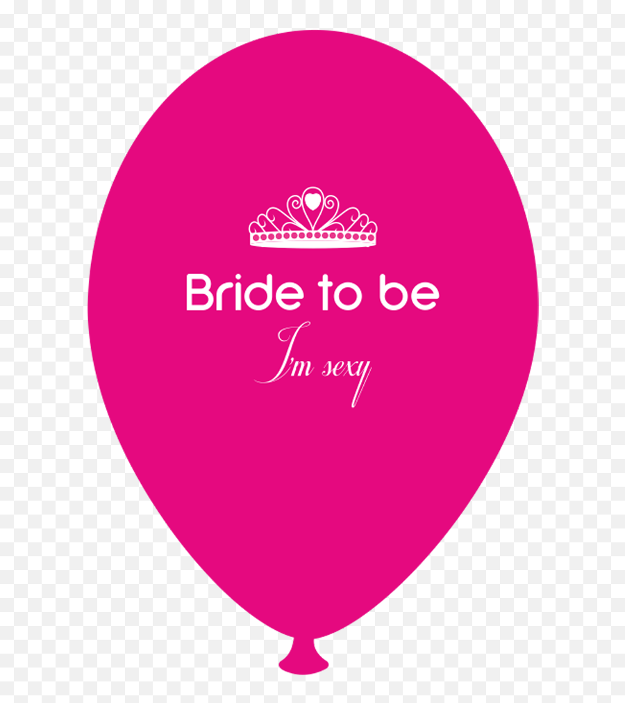 Bride To Be Iu0027m Sexy Printed Latex Balloons Radar Gibtbisf - I M A The Bride Logo Emoji,Latex Angry Emoticon