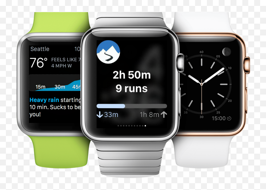 Apple Watch - Iphone Watch Png Emoji,Best App For Emojis For Gear S2