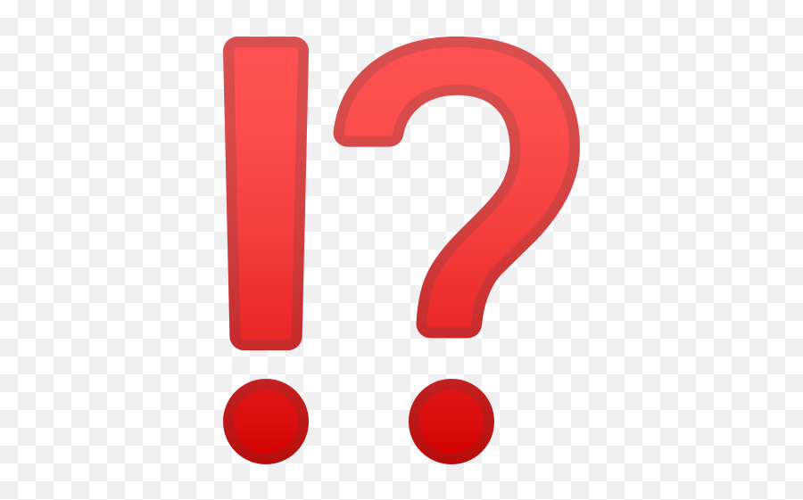 Esclamazione E Punto Interrogativo - Exclamation Question Mark Emoji,Punto Emoji