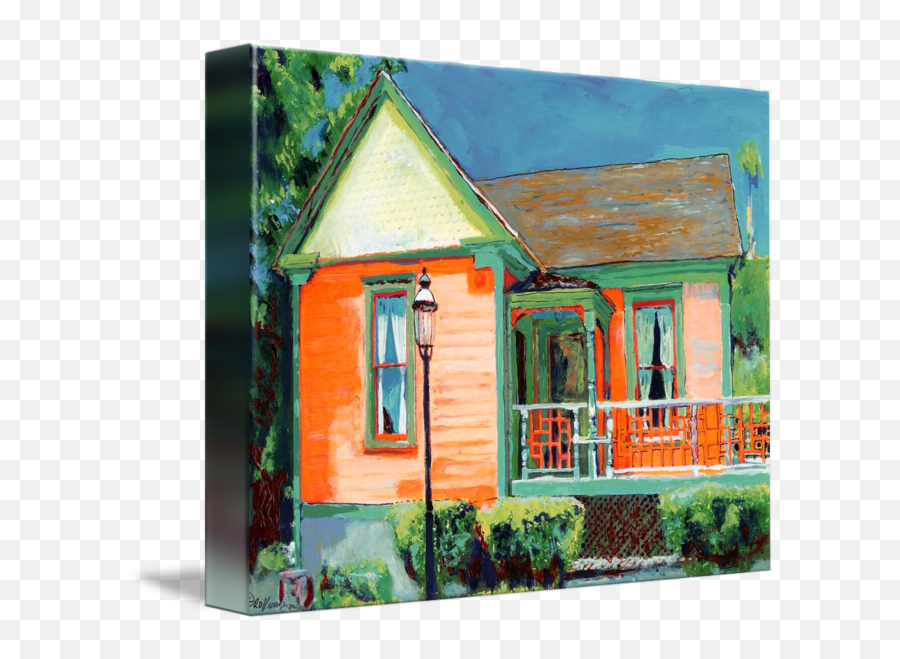 The Senlis Cottage By Rd Riccoboni - Horizontal Emoji,Emotion In The Painting, Gas