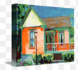 The Senlis Cottage By Rd Riccoboni - Horizontal Emoji,Emotion In The Painting, Gas