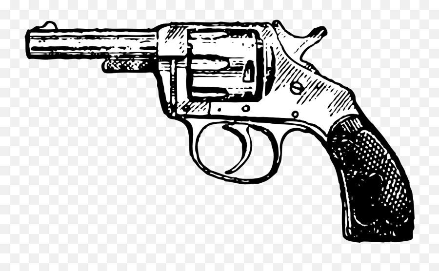 Pistol Clipart Wild West Pistol Wild West Transparent Free - Black And White Gun Clipart Emoji,Old Gun Emoji
