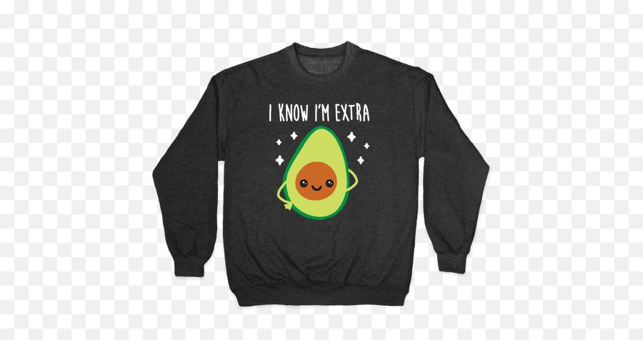 Avocado Puns Pullovers - Ll Take A Potato Chip And Eat Emoji,Guacamole Emoticon
