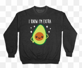 Avocado Puns Pullovers - Ll Take A Potato Chip And Eat Emoji,Guacamole Emoticon