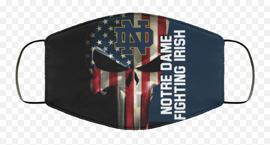 Notre Dame Fighting Irish Punisher Face - Creed Valhalla Mask Emoji,Notre Dame Emoji