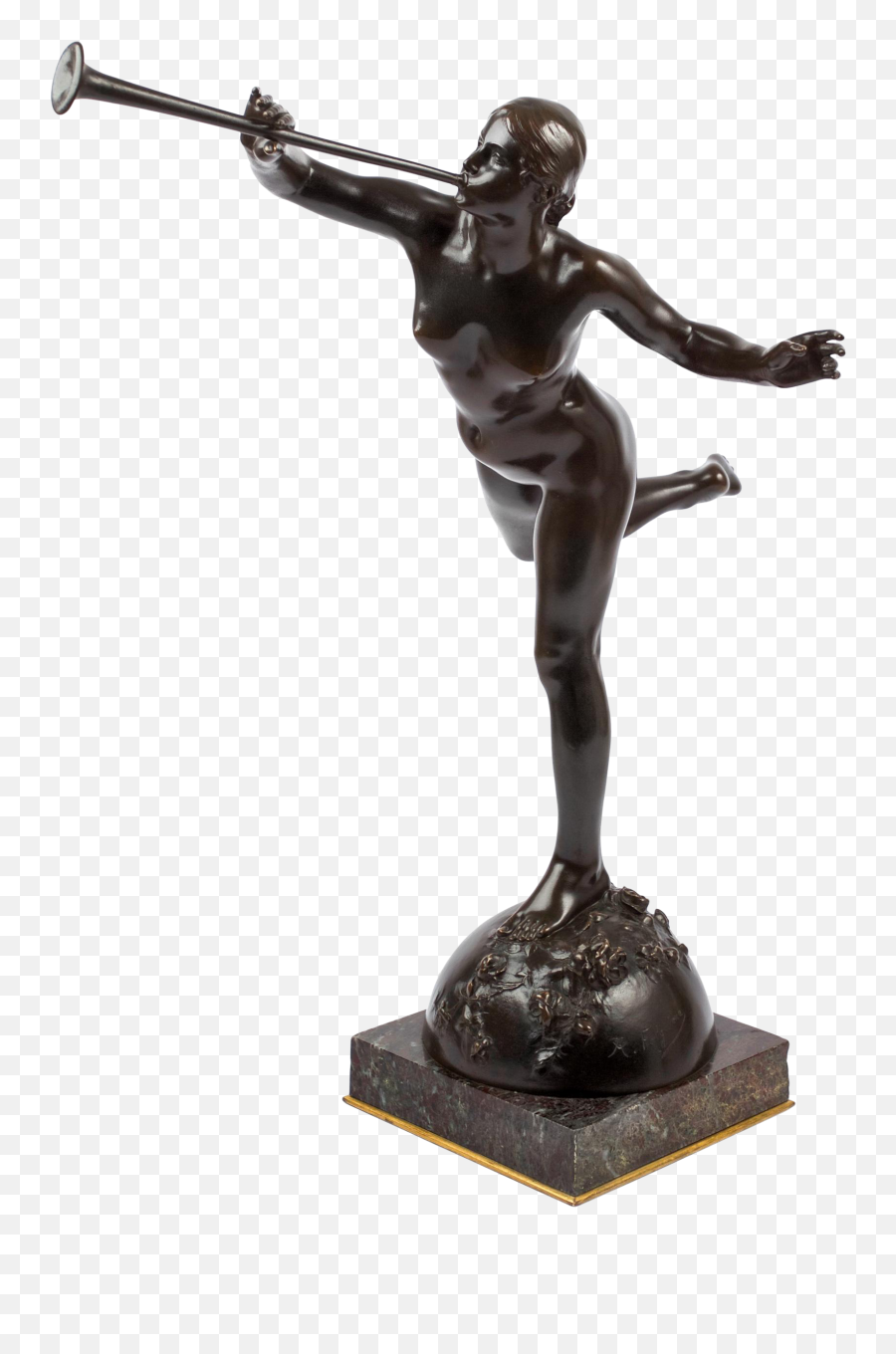 French Antique Bronze Renommée - Classical Sculpture Emoji,Emotions From The Feamel Figure Giambologna