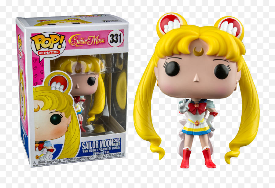 Sailor Moon Funko Vinyl Figure - Funko Sailor Moon Crisis Emoji,Super Sailor Moon S Various Emotion Guide