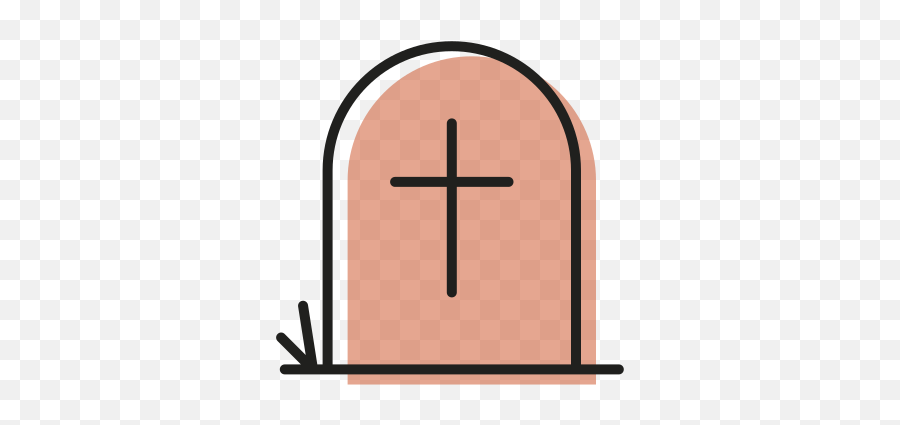 Dead Grave Halloween Scary Sweet - Christian Cross Emoji,Emoticon For Grose