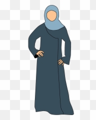 Hijab Carnival Girl Costume Public - Vektor Perempuan Berdiri Emoji,Muslim Emoticon\ Vector