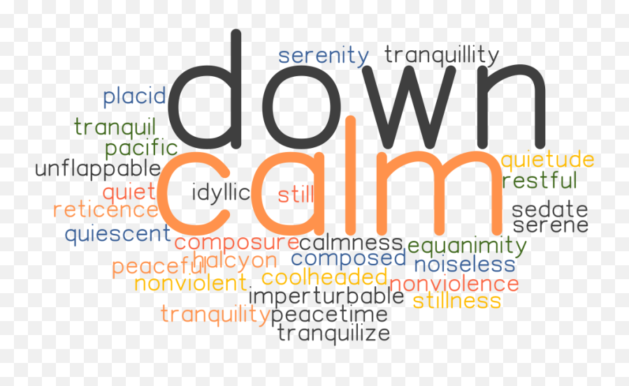 Synonyms And Related Words - Dot Emoji,Calm Seas Emotions