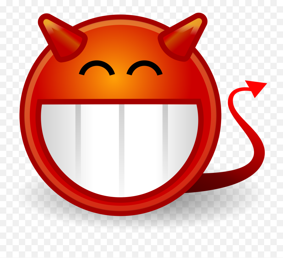 Face - Smiley Devil Emoji,Evil Face Emoticon