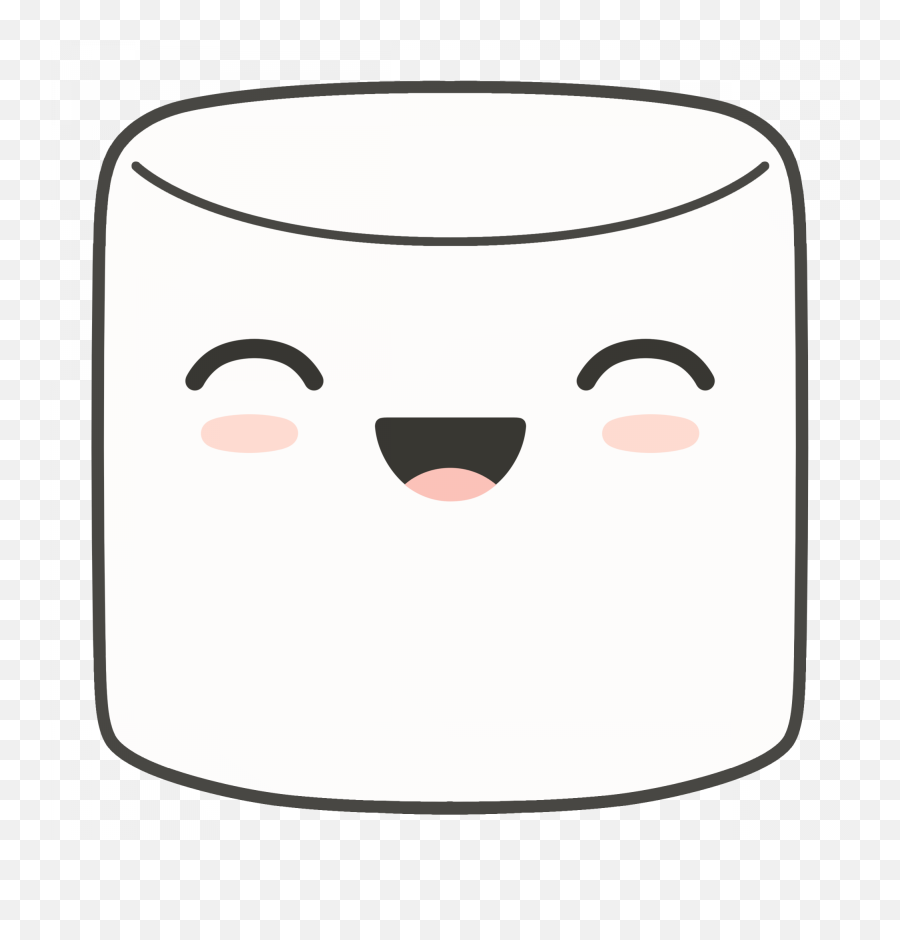 Super Happy Marshmallow Clipart - Full Size Clipart Dot Emoji,Super Happy Face Emoji