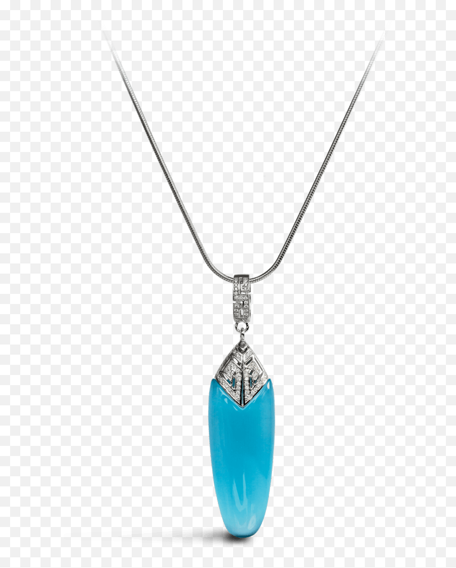 Drop Of The Ocean Medium Davidrose Studio Emoji,Emotions Swarovski Zirconia Necklace