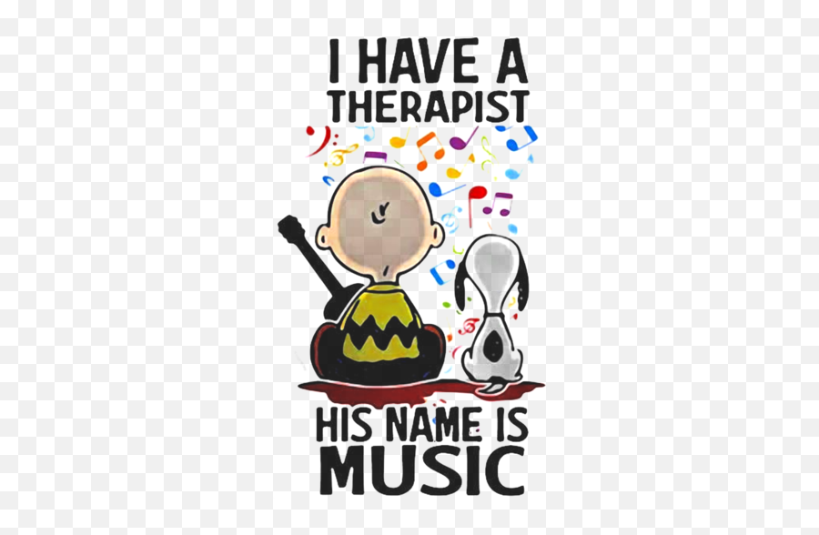 Snoopy Charlie Brown I Have A Therapist His Name Is Music T Emoji,Heartbeat Dog Emoji
