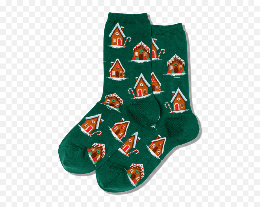 Womenu0027s Gingerbread Houses Socks U2013 Hotsox Emoji,Ginerbread Emoji