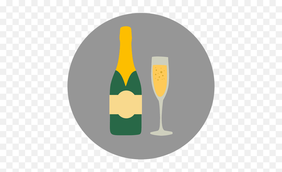 Champagne Glass Circle Icon Transparent Png U0026 Svg Vector Emoji,Champagne Flute Emoji