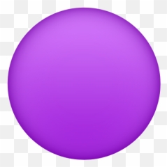 Purple Circle Icon In Emoji Style,Circle Emoticon
