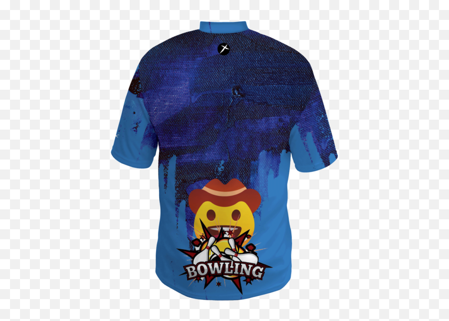 Custom Menu0027s Bowling Jersey - Happy Emoticon Emoji,Volleyball Emoticon