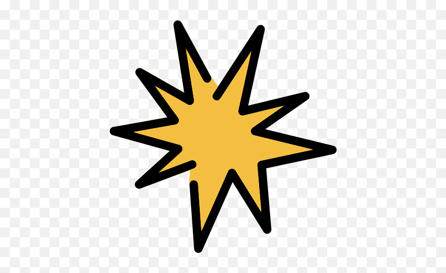 Orlo - Collision Symbol Emoji,Bold Emoji Orlo - Collision Symbol Emoji,Bold Emoji