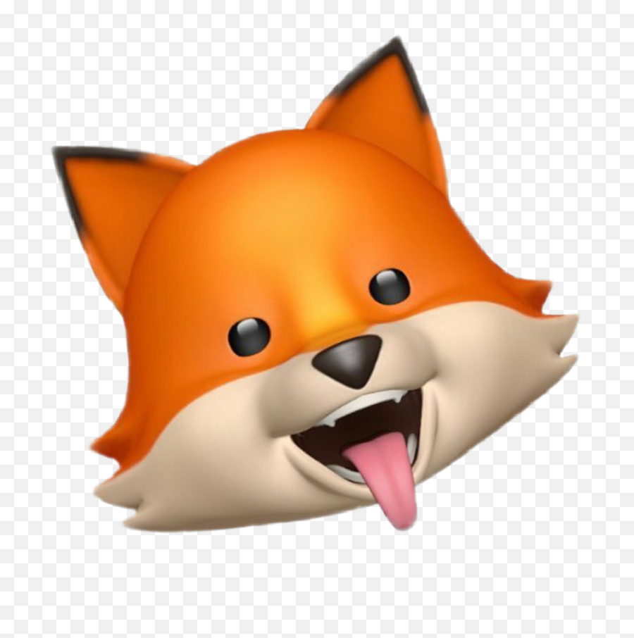 Ios Apple Fox Orange Memoji Animoji - Animoji Apple Fox Hd,Fox Emoji Iphone