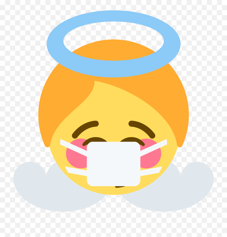 Emoji Face Mashup Bot On Twitter Baby Angel Kissing - Happy,Kissy Face Emoji
