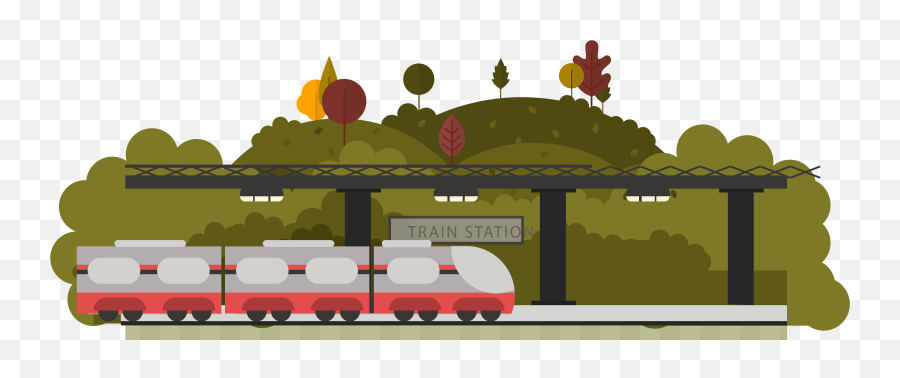 Train Station Png U0026 Free Train Stationpng Transparent - Horizontal Emoji,Railroad Emoji