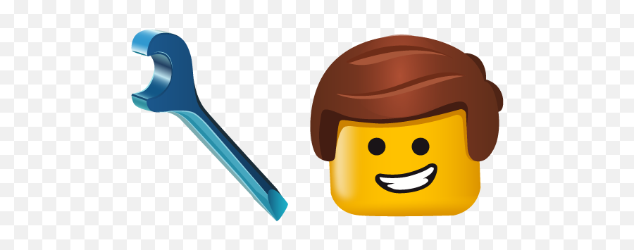 The Lego Movie Emmet Brickowski Cursor U2013 Custom Cursor - Happy Emoji,Emoticon Movie
