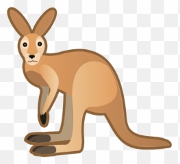 Kangaroo Emoji - Kangaroo Emoji Monkey Emoji,Kangaroo Emoji