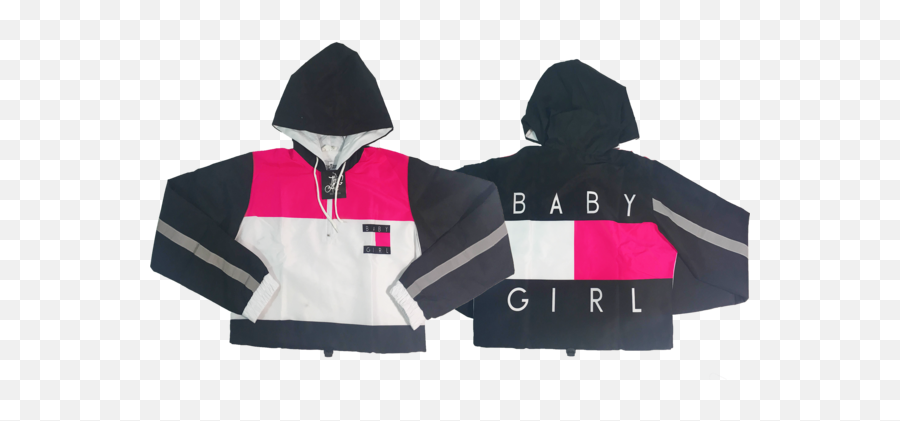Baby Girl Crop Windbreaker - Jacket Crop Top Baby Girl Emoji,Girls Emoji Joggers