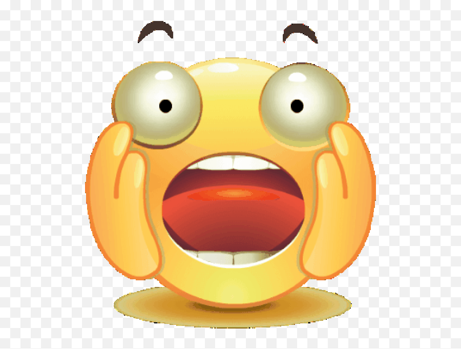 Animated Emoticons Funny Emoji Faces - Animated Shocked Emoji Gif,Shock Emoji